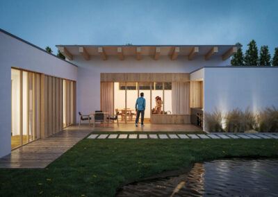 vizualizace rodinného domu developer