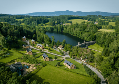 vizualizace dron developer bytové domy